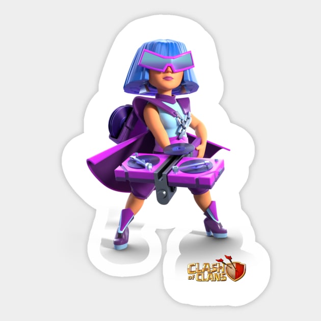 The Party Queen - Clash of Clans Sticker by RW Designs